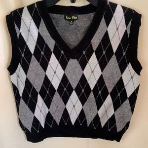 Bee Free sweater vest Argile print medium